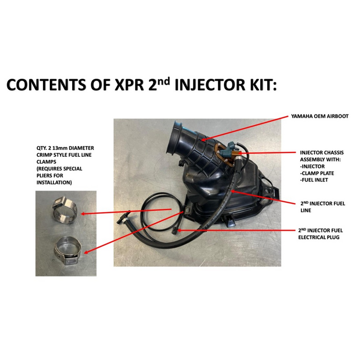 Yamaha YZ250F 2024-2026 2nd Injector kit (Please expect 2-3 weeks)